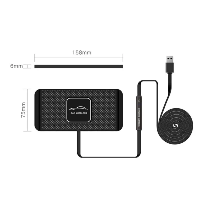 10W Anti-Drop Fast Charging Qi Standard Car Wireless Charger High Compatibility Anti-Skid Pad Phone Charger
10W Anti-Drop Fast Charging Qi Standard Car Wireless Charger High Compatibility Anti-Skid Pad Phone Charger