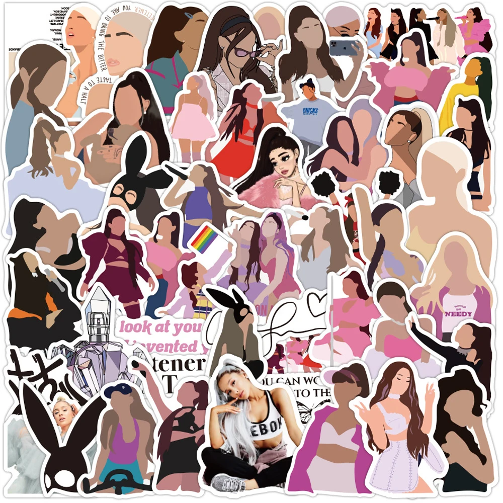 50PCS Singer Ariana Grande Stickers Laptop Guitar Luggage Skateboard Bike Car Waterproof Cool Sticker Decal Kid Classic Toys
50PCS Singer Ariana Grande Stickers Laptop Guitar Luggage Skateboard Bike Car Waterproof Cool Sticker Decal Kid Classic Toys