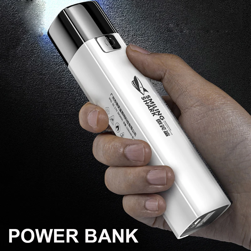 

Portable Led Flashlights USB Rechargeable Waterproof Torch Can Be Used As Power Banck Outdoor Lighting Fishing Hiking Work Light