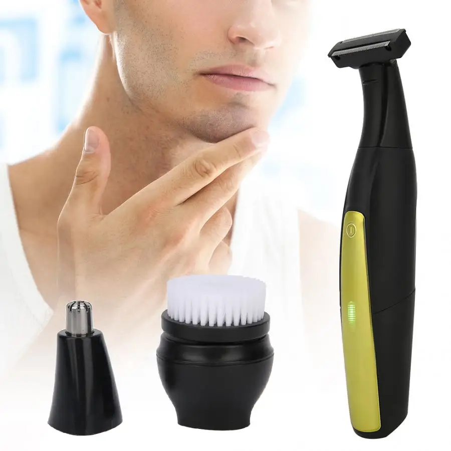 Barbeador Eletrico Portable Men Electric Beard Shaver Nose Hair Trimmer Waterproof Facial Cleaning Machine
Barbeador Eletrico Portable Men Electric Beard Shaver Nose Hair Trimmer Waterproof Facial Cleaning Machine