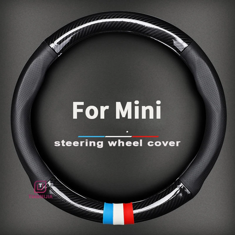 Carbon Fiber Leather Car Steering Wheel Cover BMW Mini Cooper R55 R56 R57 R58 R59 R60 R61 Auto Accessories Interior Grip Cover
Carbon Fiber Leather Car Steering Wheel Cover BMW Mini Cooper R55 R56 R57 R58 R59 R60 R61 Auto Accessories Interior Grip Cover