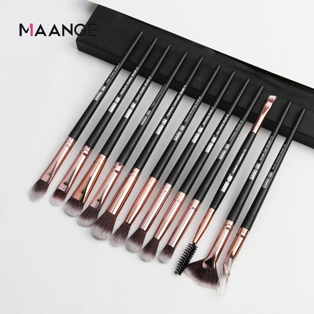 MAANGE 12 Eye Makeup Brushes Set Eye Shadow Brush Eyebrow Make up Brush Professional Eyeshadow Brush Beauty Tools
MAANGE 12 Eye Makeup Brushes Set Eye Shadow Brush Eyebrow Make up Brush Professional Eyeshadow Brush Beauty Tools