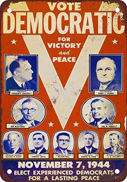 Democratic Ticket Campaign Tin Sign art wall decoration,vintage aluminum retro metal sign,iron painting 
Democratic Ticket Campaign Tin Sign art wall decoration,vintage aluminum retro metal sign,iron painting