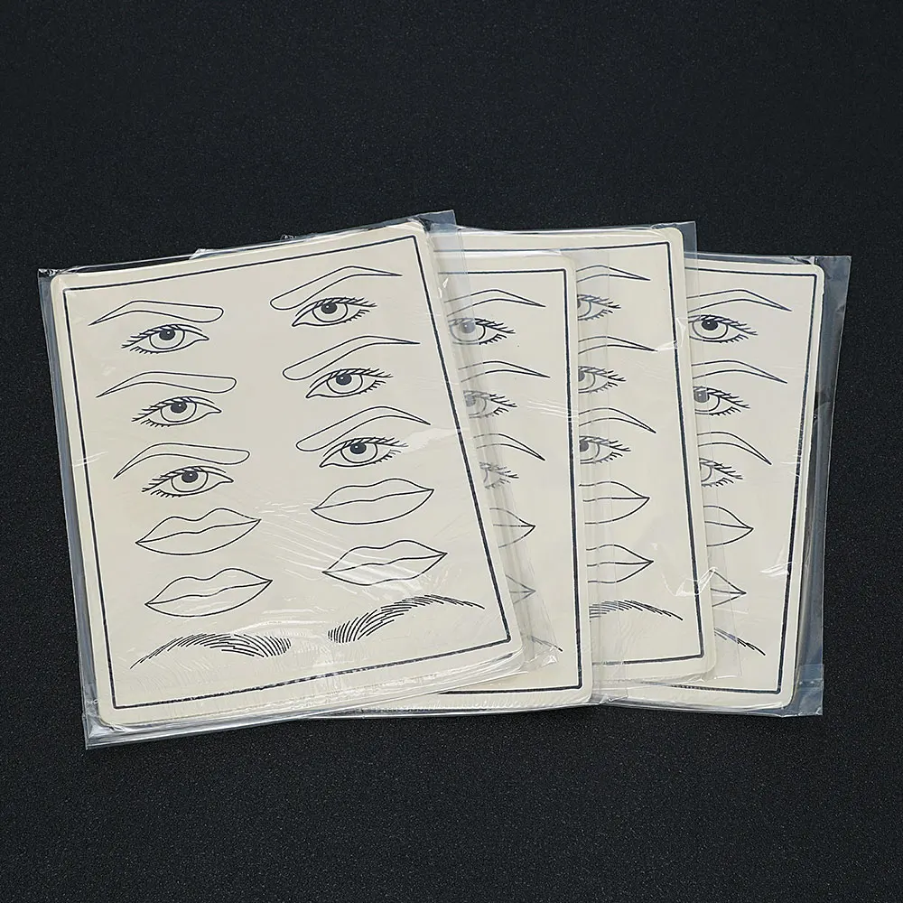 Practice Skin Tattoo Eyebrow Lip Eyeliner Rubber Makeup Exercise 5pcs Synthetic Liner Microblading Skin PMU Body Art Supplies
Practice Skin Tattoo Eyebrow Lip Eyeliner Rubber Makeup Exercise 5pcs Synthetic Liner Microblading Skin PMU Body Art Supplies