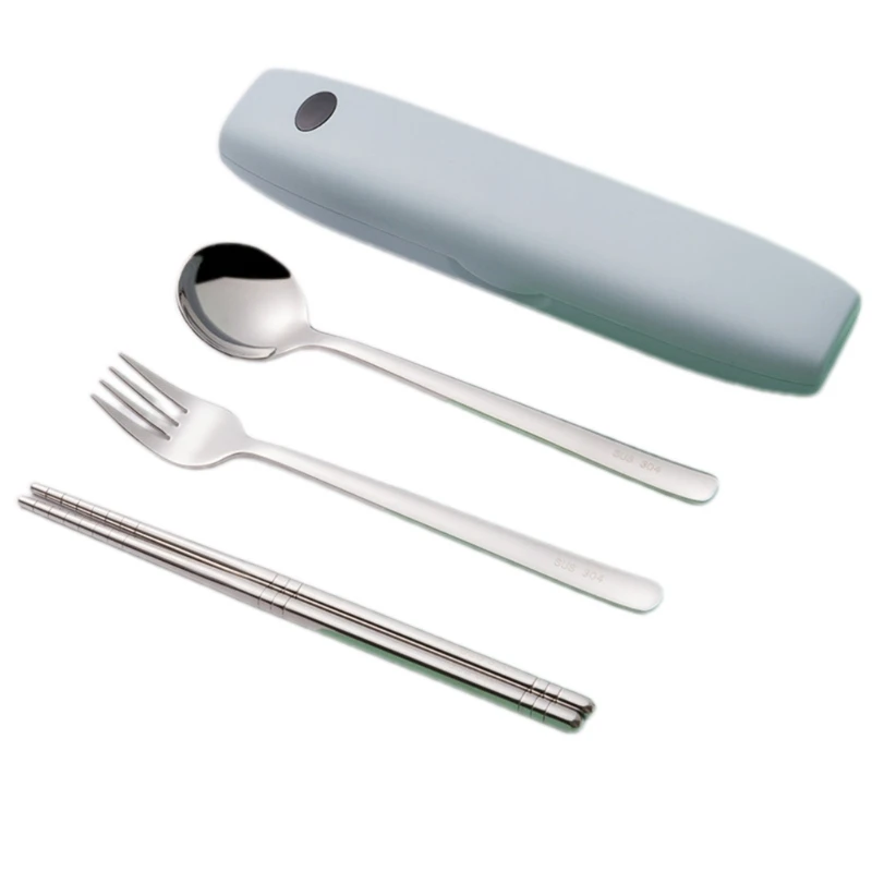 Creative Spoon Fork Chopsticks Box UV Sterilized Stainless Steel Spoon Travel M2EE
Creative Spoon Fork Chopsticks Box UV Sterilized Stainless Steel Spoon Travel M2EE