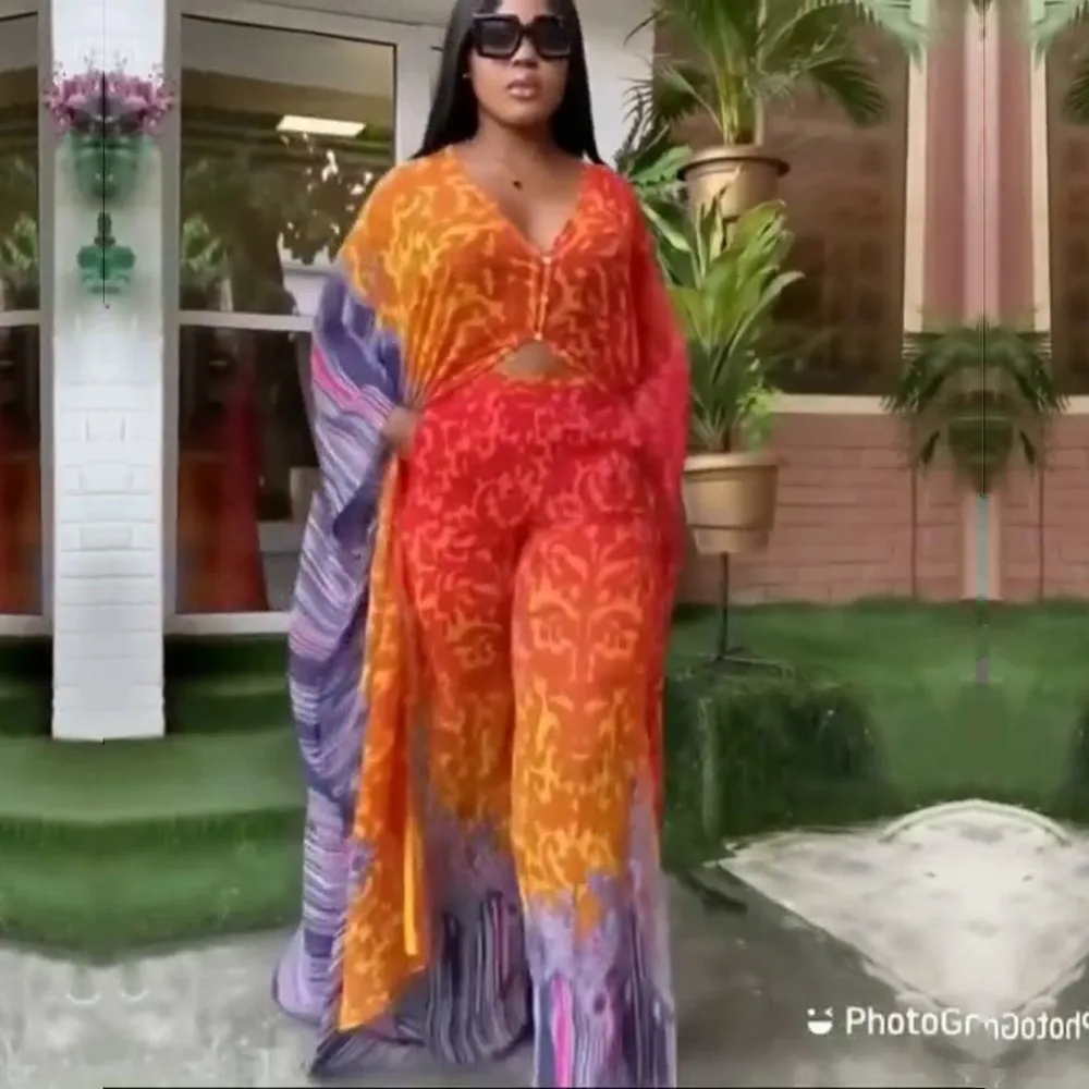 2 Piece Set Dashiki Women Africa Clothes African New Fashion Two Piece Suit Long Coat Tops And Wide Pants Party For Lady Sets
2 Piece Set Dashiki Women Africa Clothes African New Fashion Two Piece Suit Long Coat Tops And Wide Pants Party For Lady Sets