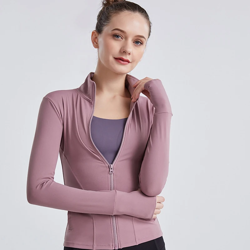 Women's Yoga Wear Jacket Zipper Pocket Sports Top Running Fitness Jacket Workout Cardigan Long Sleeve Training Outdoor Wear
Women's Yoga Wear Jacket Zipper Pocket Sports Top Running Fitness Jacket Workout Cardigan Long Sleeve Training Outdoor Wear