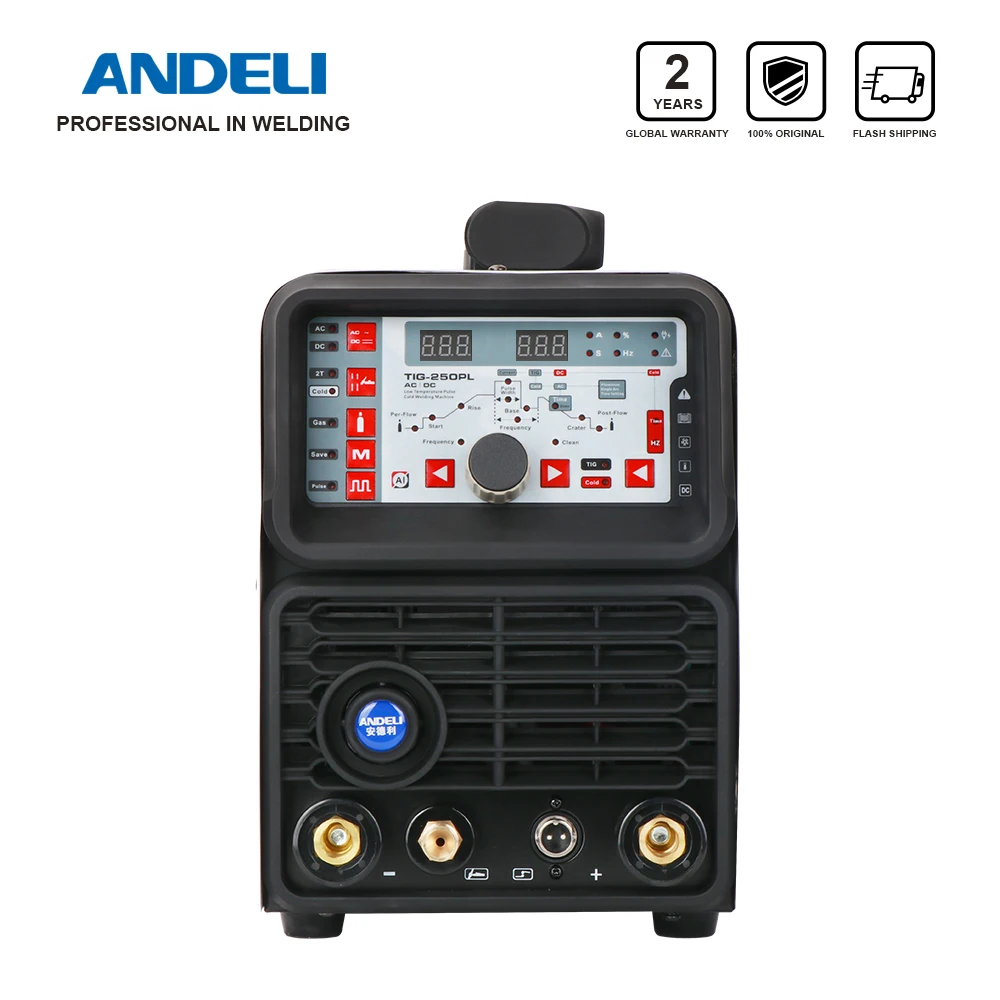 ANDELI Smart TIG-250PL AC DC TIG Welder TIG Pulse Cold Welding Machine TIG Aluminum with Aluminum Alloy TIG Welding Machine CE
ANDELI Smart TIG-250PL AC DC TIG Welder TIG Pulse Cold Welding Machine TIG Aluminum with Aluminum Alloy TIG Welding Machine CE