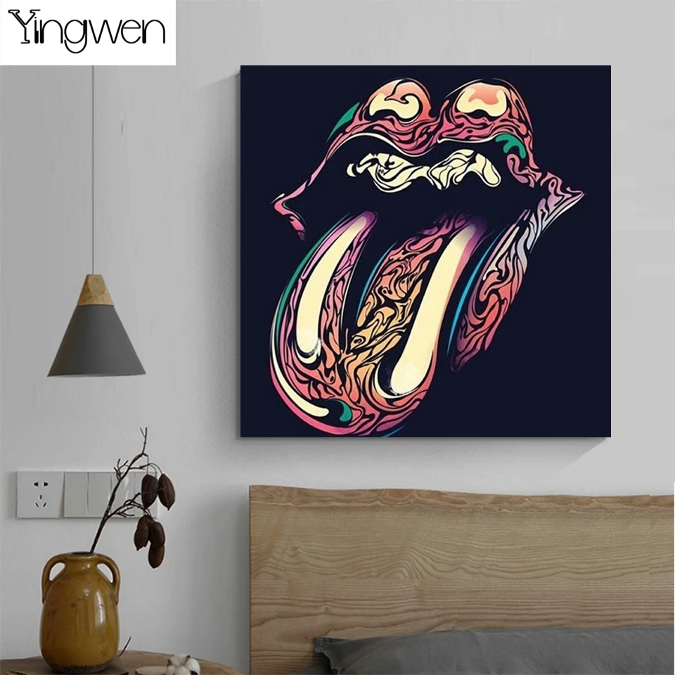 5D DIY Full Drill Diamond Painting Show Abstract Lips Art Diamond Embroidery Cross Stitch Handmade Home Decor Art Gift
5D DIY Full Drill Diamond Painting Show Abstract Lips Art Diamond Embroidery Cross Stitch Handmade Home Decor Art Gift