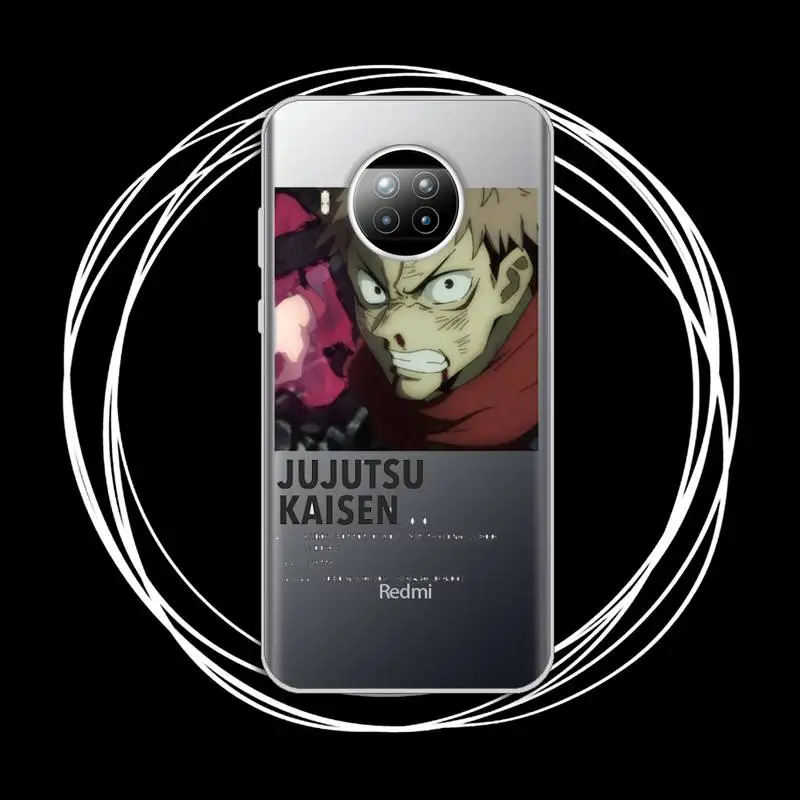 Jujutsu Kaisen Satoru Gojo anime Phone Case Transparent for Xiaomi Redmi note 10 t 8 9 pro lite 11
Jujutsu Kaisen Satoru Gojo anime Phone Case Transparent for Xiaomi Redmi note 10 t 8 9 pro lite 11