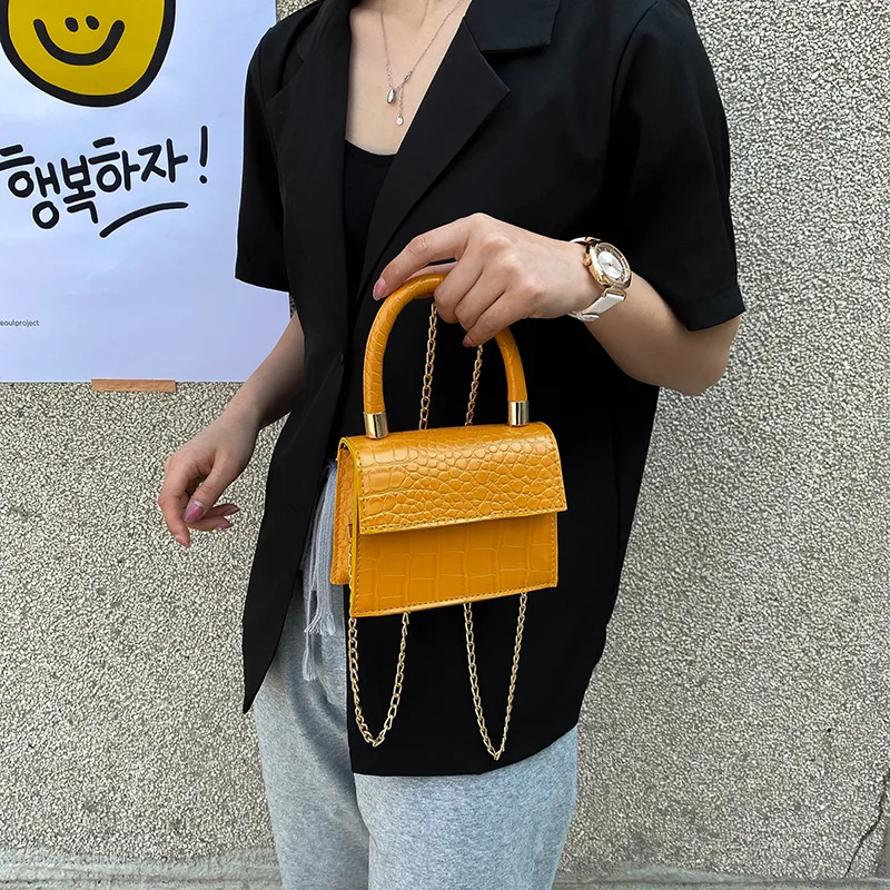 Mini Square Bags Fashion Women Bags Handbag Messenger Chain Crocodile Pattern Shoulder Bag Small PU Crossbody Bags Female Design 
Mini Square Bags Fashion Women Bags Handbag Messenger Chain Crocodile Pattern Shoulder Bag Small PU Crossbody Bags Female Design