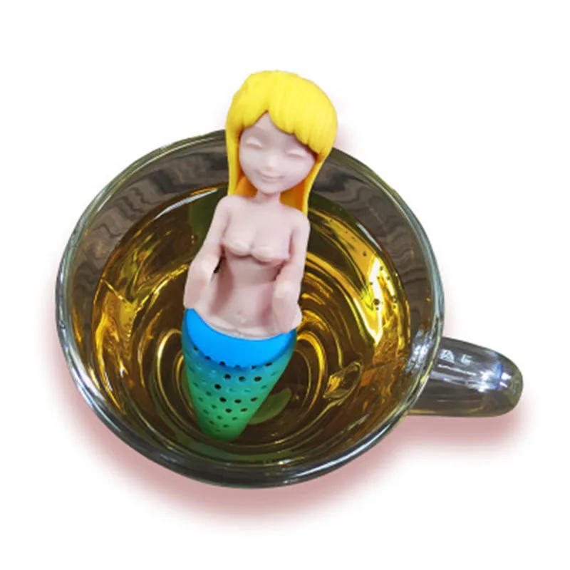 Reusable silicone tea set creative mermaid tea set set mermaid tea maker silicone tea drainer silicone tea strainer gift box
Reusable silicone tea set creative mermaid tea set set mermaid tea maker silicone tea drainer silicone tea strainer gift box