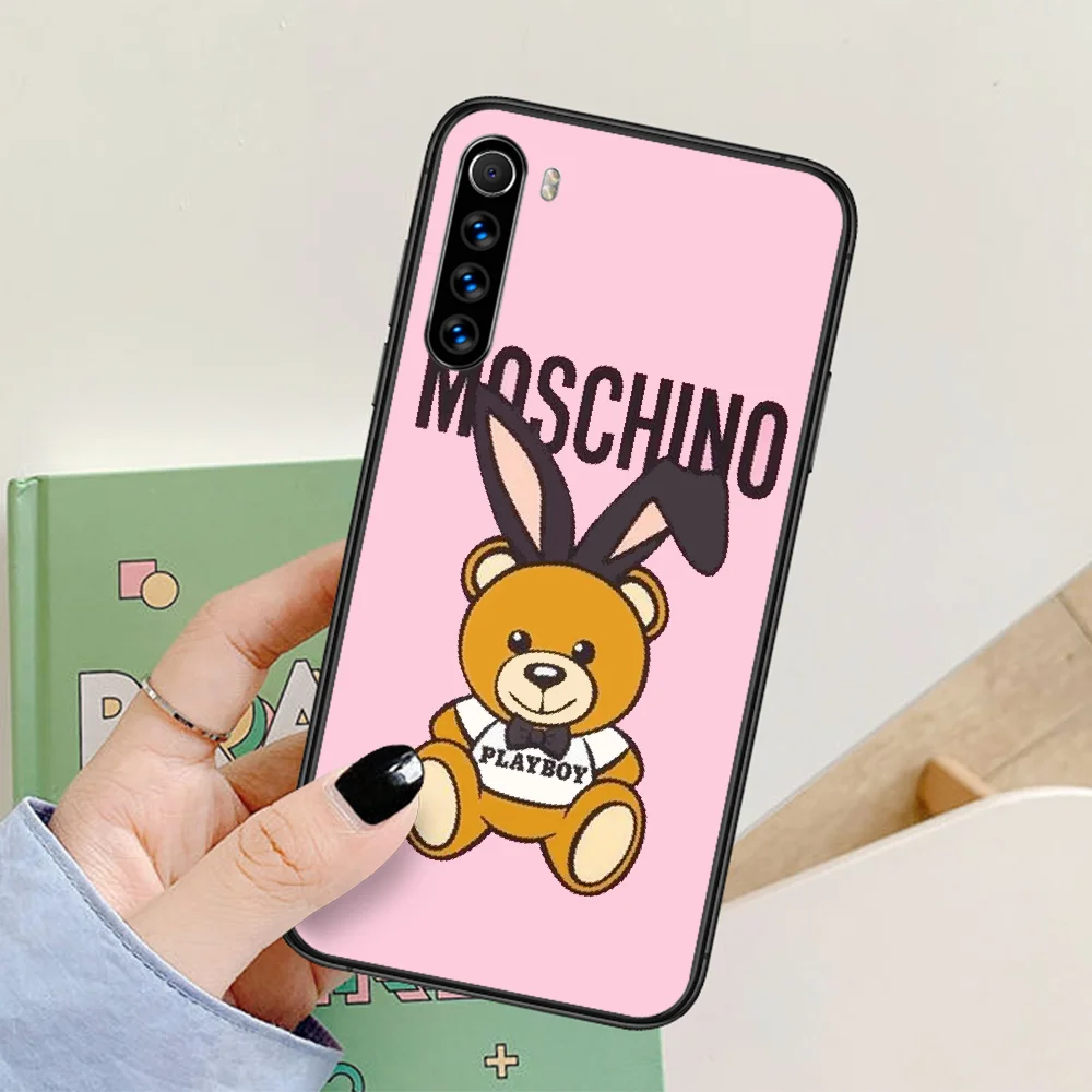 Italian luxury brand bear Phone Case For Xiaomi Redmi Note 7 8 8T 9 9S 4X 7 7A 9A K30 Pro Ultra black Coque Soft Waterproof
Italian luxury brand bear Phone Case For Xiaomi Redmi Note 7 8 8T 9 9S 4X 7 7A 9A K30 Pro Ultra black Coque Soft Waterproof