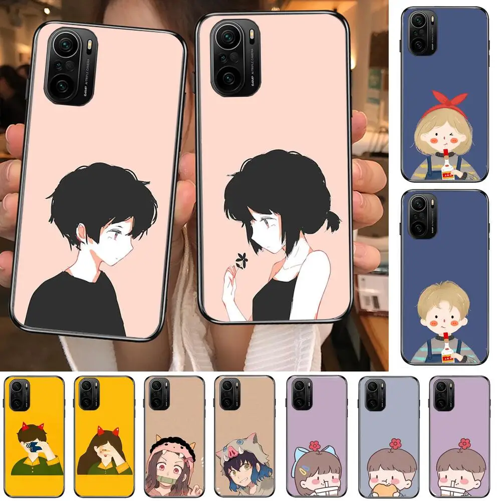 Cute cartoon couple baby Phone Case For xiaomi redmi POCO F1 F2 F3 X3 Pro M3 9C 10T Lite NFC Black Cover Silicone Back Prett mi
Cute cartoon couple baby Phone Case For xiaomi redmi POCO F1 F2 F3 X3 Pro M3 9C 10T Lite NFC Black Cover Silicone Back Prett mi