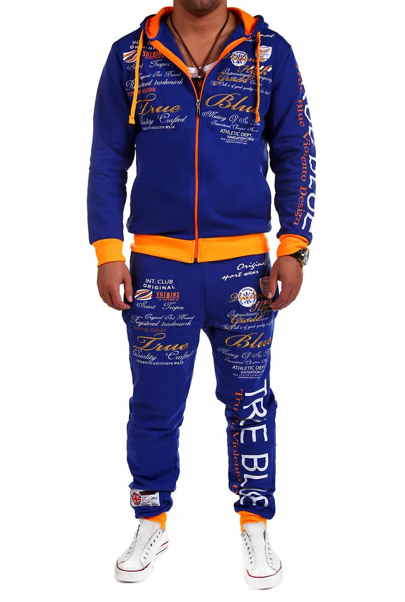 ZOGAA Casual Suit Men Autumn Sport Wear Sets Tracksuit Zipper Letter Printed Hoodies Top+Sweatpants 2 Piece of Set Men Sweatsuit
ZOGAA Casual Suit Men Autumn Sport Wear Sets Tracksuit Zipper Letter Printed Hoodies Top+Sweatpants 2 Piece of Set Men Sweatsuit