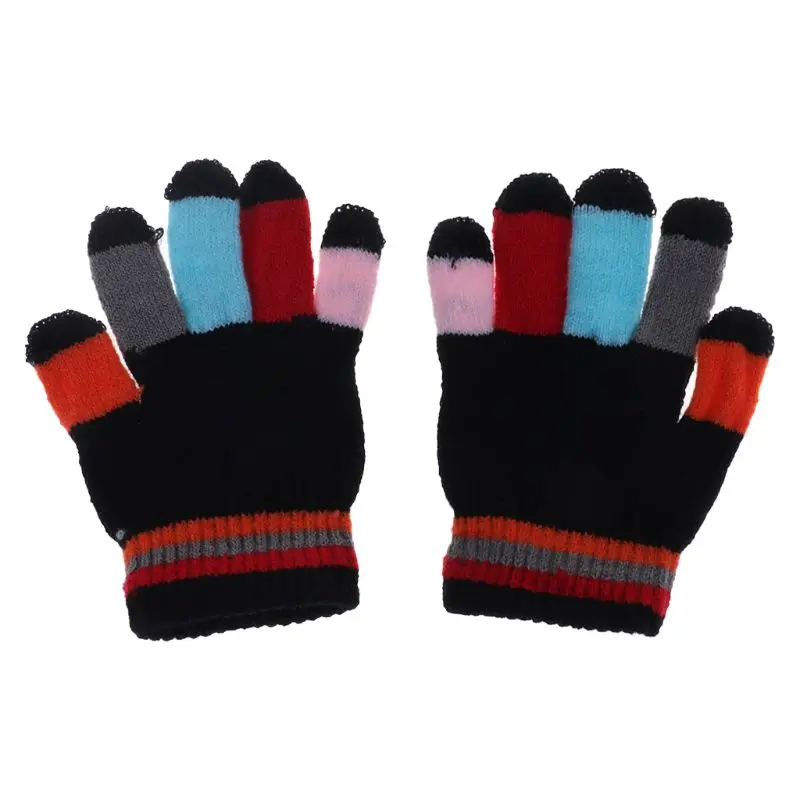 1 Pair Kids Gloves Full Finger Warm Winter Children Colorful Stripe Knitted Boys Girls Solid Glove Multi Color Elastic Dropship
1 Pair Kids Gloves Full Finger Warm Winter Children Colorful Stripe Knitted Boys Girls Solid Glove Multi Color Elastic Dropship