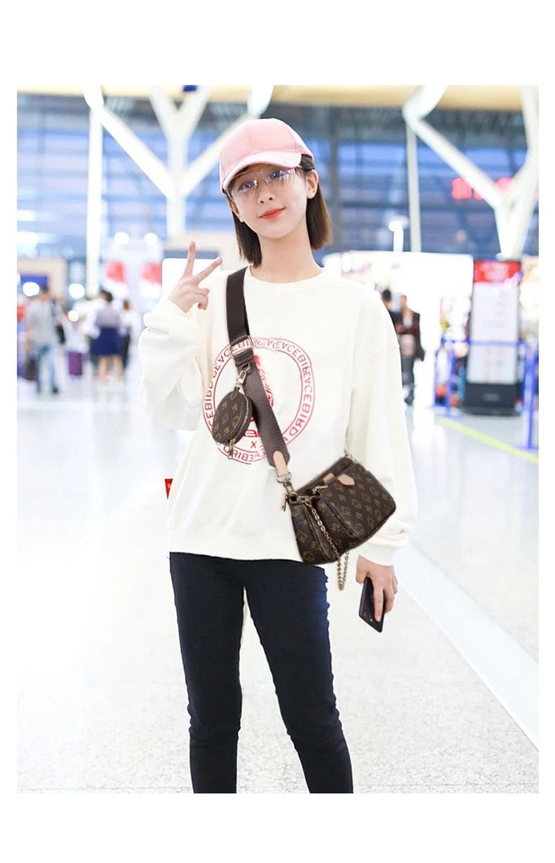 Classic Printing Handbag 3-IN-1 Fashion Brand Messenger Bags for Women PU Leather Crossbody Bag Lady Shoulder Bag Handbag Totes 
Classic Printing Handbag 3-IN-1 Fashion Brand Messenger Bags for Women PU Leather Crossbody Bag Lady Shoulder Bag Handbag Totes