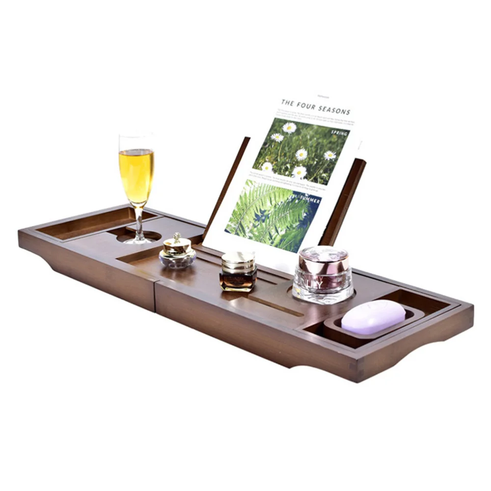 Bamboo Bathtub Tray with Soap Holder Expandable Organizer Multipurpose Spa Tray
Bamboo Bathtub Tray with Soap Holder Expandable Organizer Multipurpose Spa Tray