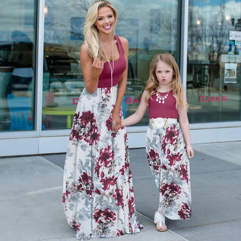 2021 Family Matching Outfit Summer Maxi Dress Mom And Me Daughter Patchwork Floral Long Dress For Women Mother Baby Girl Clothes
2021 Family Matching Outfit Summer Maxi Dress Mom And Me Daughter Patchwork Floral Long Dress For Women Mother Baby Girl Clothes