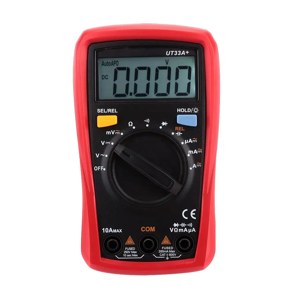Red Black Multi Function Multimeter Home Test Automatic Digital Voltmeter Digital Multimeter Outdoor Durable Portable
Red Black Multi Function Multimeter Home Test Automatic Digital Voltmeter Digital Multimeter Outdoor Durable Portable