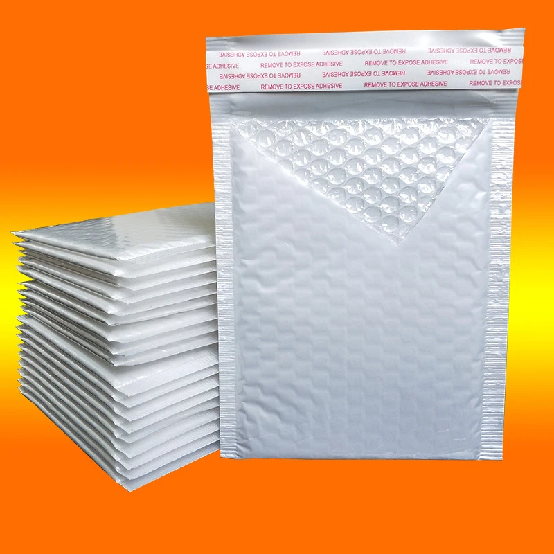 50Pcs Bubble Mailers White Poly Bubble Mailer Self Seal Padded Gift Bag Packaging Envelope Bags Book Shipping Package Bag
50Pcs Bubble Mailers White Poly Bubble Mailer Self Seal Padded Gift Bag Packaging Envelope Bags Book Shipping Package Bag