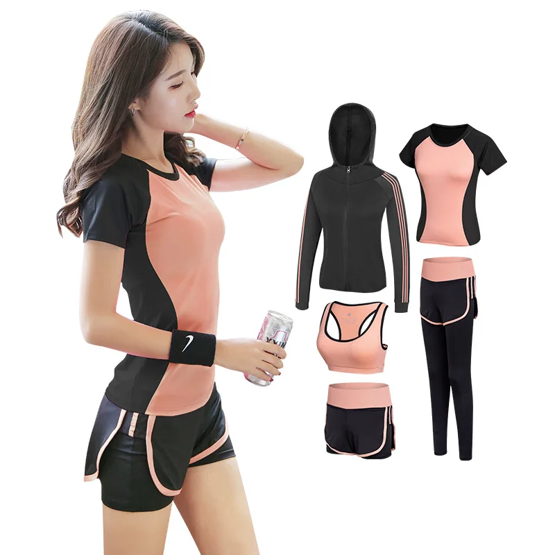 Yoga Clothes Five-Piece Sports Suit Outdoor Running Loose Yoga Clothes Gym yoga pants women
Yoga Clothes Five-Piece Sports Suit Outdoor Running Loose Yoga Clothes Gym yoga pants women