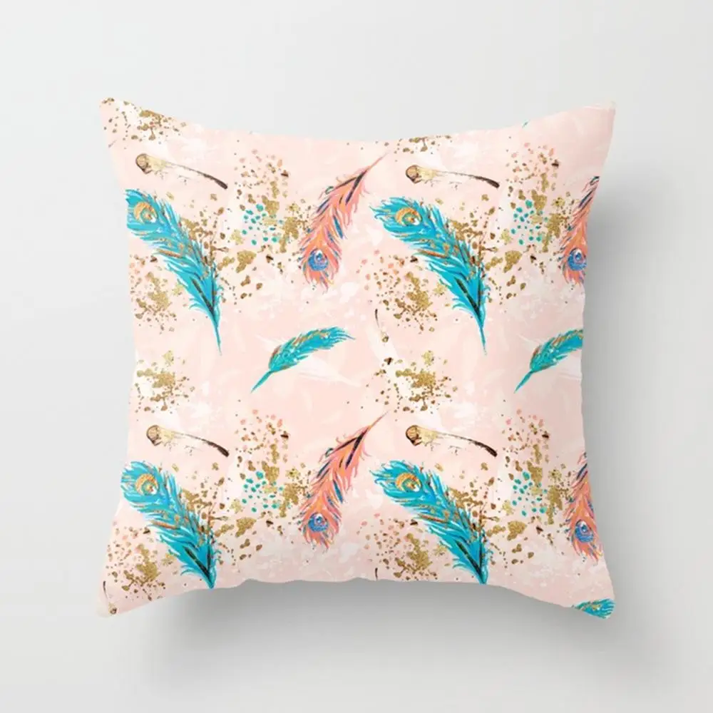 Classic Ethnic Style Plush Square Living Room Decorative Cushion Cover Peacock Feather Pattern Art Throw Hug Pillow Case
Classic Ethnic Style Plush Square Living Room Decorative Cushion Cover Peacock Feather Pattern Art Throw Hug Pillow Case