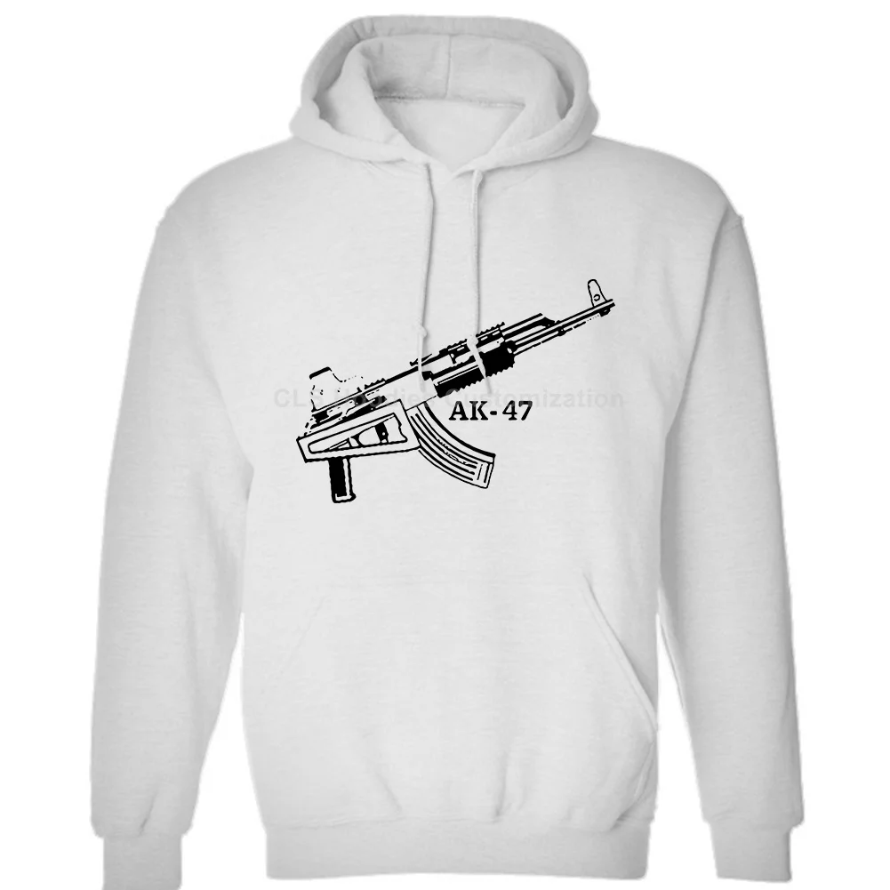 Мужская толстовка с капюшоном kalashniov AK 47 AK47 русская советская пулемет армейского