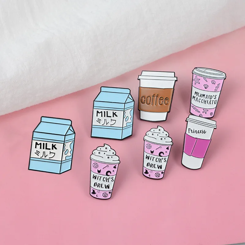 Coffee Milk Enamel Pin Witch's Brew Princess Badge Brooches Lapel Pins Jeans Shirt Backpack Cartoon Jewelry Gift Coffee Lovers
Coffee Milk Enamel Pin Witch's Brew Princess Badge Brooches Lapel Pins Jeans Shirt Backpack Cartoon Jewelry Gift Coffee Lovers