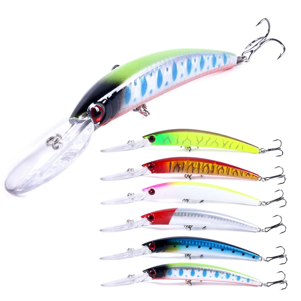 1pcs 15cm 15g Deep Diving Jerkbait Artificial Hard Bait Fishing Wobblers Minnow Lure for Bass Pike Carp Fishing Tackle
1pcs 15cm 15g Deep Diving Jerkbait Artificial Hard Bait Fishing Wobblers Minnow Lure for Bass Pike Carp Fishing Tackle