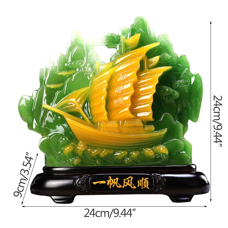 Antique Jade Rockery Figurine Statue Emerald Animal Boat Sculpture Room Decor Fengshui Ornament Home Decoration Accessories
Antique Jade Rockery Figurine Statue Emerald Animal Boat Sculpture Room Decor Fengshui Ornament Home Decoration Accessories