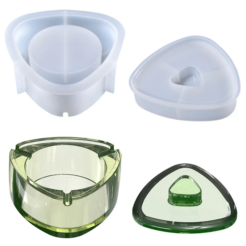 1 Set Triangle Ashtray Epoxy Resin Mold Cigarette Ash Container Silicone Mould DIY Crafts Jewelry Home Decorations Casting Tools
1 Set Triangle Ashtray Epoxy Resin Mold Cigarette Ash Container Silicone Mould DIY Crafts Jewelry Home Decorations Casting Tools