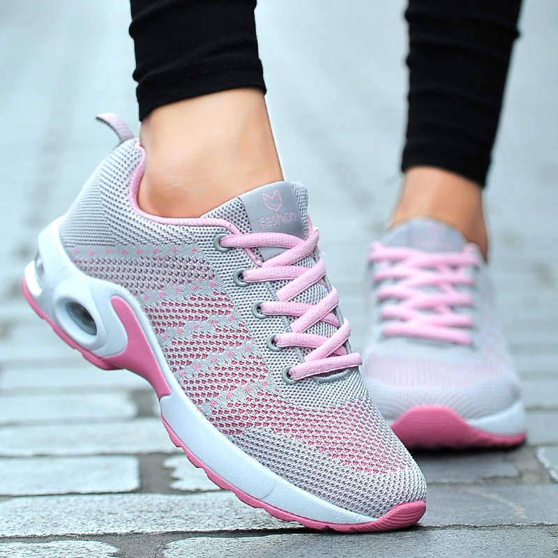 Fashion Women Lightweight Sneakers Shoes Outdoor Shoes Breathable Mesh Comfort Casual Shoes Air Cushion Lace Up Dropshipping
Fashion Women Lightweight Sneakers Shoes Outdoor Shoes Breathable Mesh Comfort Casual Shoes Air Cushion Lace Up Dropshipping