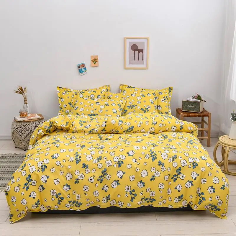 Pastoral Bedding Set flower pattern Duvet Cover With Pillowcase 240x210Yellow 210x210 Quilt Cover,King Size Blanket Cover2020
Pastoral Bedding Set flower pattern Duvet Cover With Pillowcase 240x210Yellow 210x210 Quilt Cover,King Size Blanket Cover2020