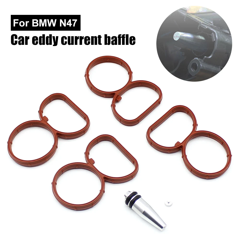 Car Swirl Flap Blank Bung Flaps Removal Plug with 4 Gaskets for BMW N47 2.0D Engine Repair Replacement Accessories Kit
Car Swirl Flap Blank Bung Flaps Removal Plug with 4 Gaskets for BMW N47 2.0D Engine Repair Replacement Accessories Kit