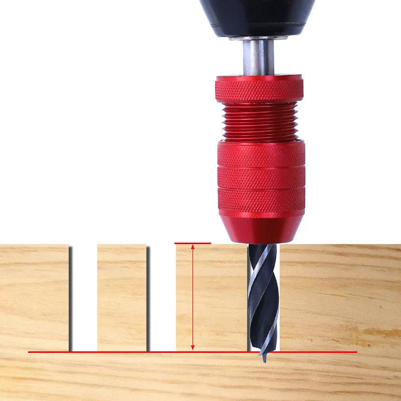 Aluminum Alloy Adjustable Drill Stop Collar Limit Rings Locator Depth Stopper Aid Tool For Drilling 8-12.7mm Twist Drill Bit
Aluminum Alloy Adjustable Drill Stop Collar Limit Rings Locator Depth Stopper Aid Tool For Drilling 8-12.7mm Twist Drill Bit