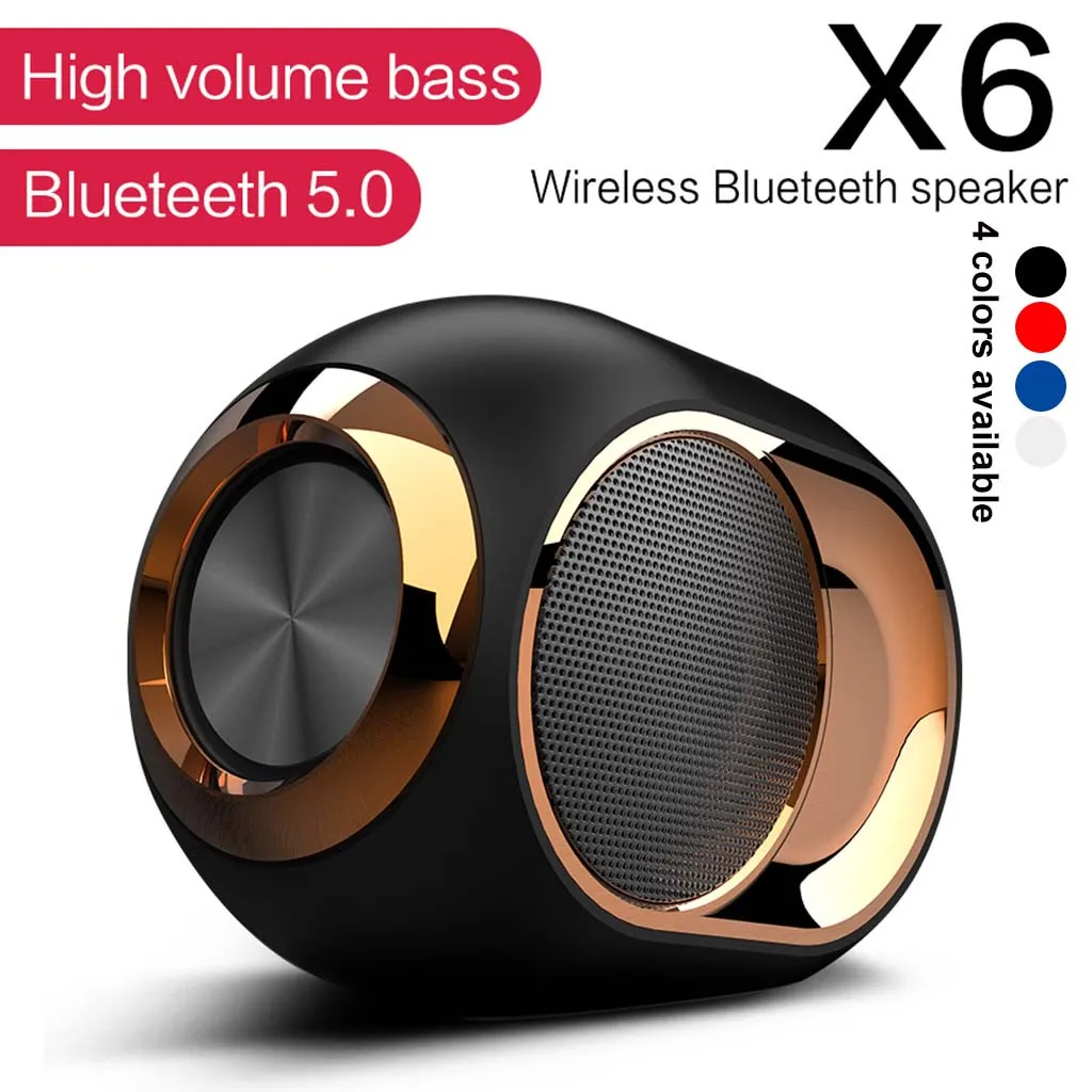 X6 Беспроводная bluetooth колонка для душа Hi Fi стереозвук водонепроницаемая басовая