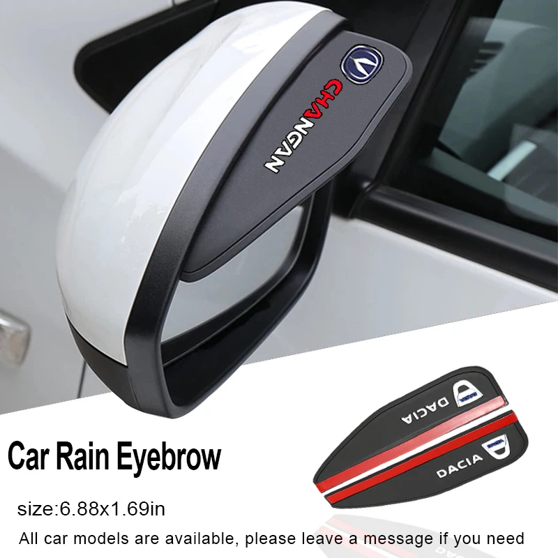 

1set Car Rearview Mirror Rain Eyebrow Sunshade and Rainproof Cover for Nisom Nissan Tiida Teana Skyline Juke X-trail Accessories