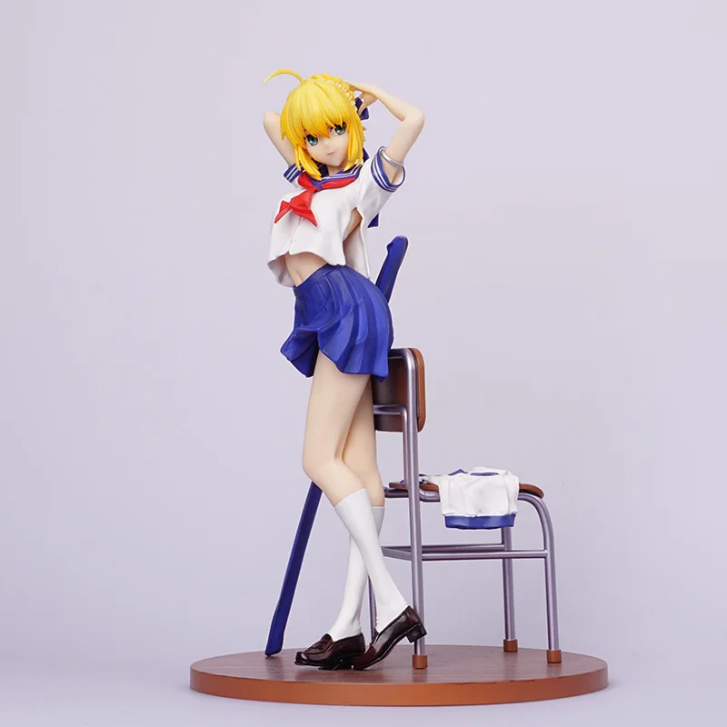 PVC Anime Action Figures 20cm Collection Model Toys Doll Gift Fate Grand Order Altria Pendragon Sailor Suit Sexy Girl Toy
PVC Anime Action Figures 20cm Collection Model Toys Doll Gift Fate Grand Order Altria Pendragon Sailor Suit Sexy Girl Toy