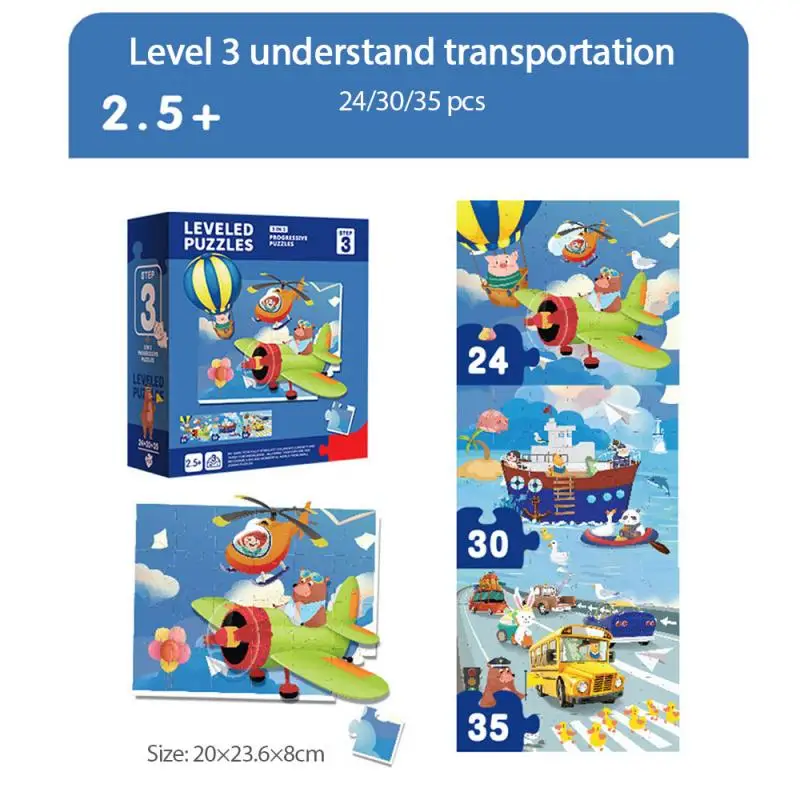 Sale 4 Style Cartoon Paper Puzzle Children Animal/ Vehicle Jigsaw Toy Over 1 Year Old Baby Early Educational Toys For Kids Game
Sale 4 Style Cartoon Paper Puzzle Children Animal/ Vehicle Jigsaw Toy Over 1 Year Old Baby Early Educational Toys For Kids Game