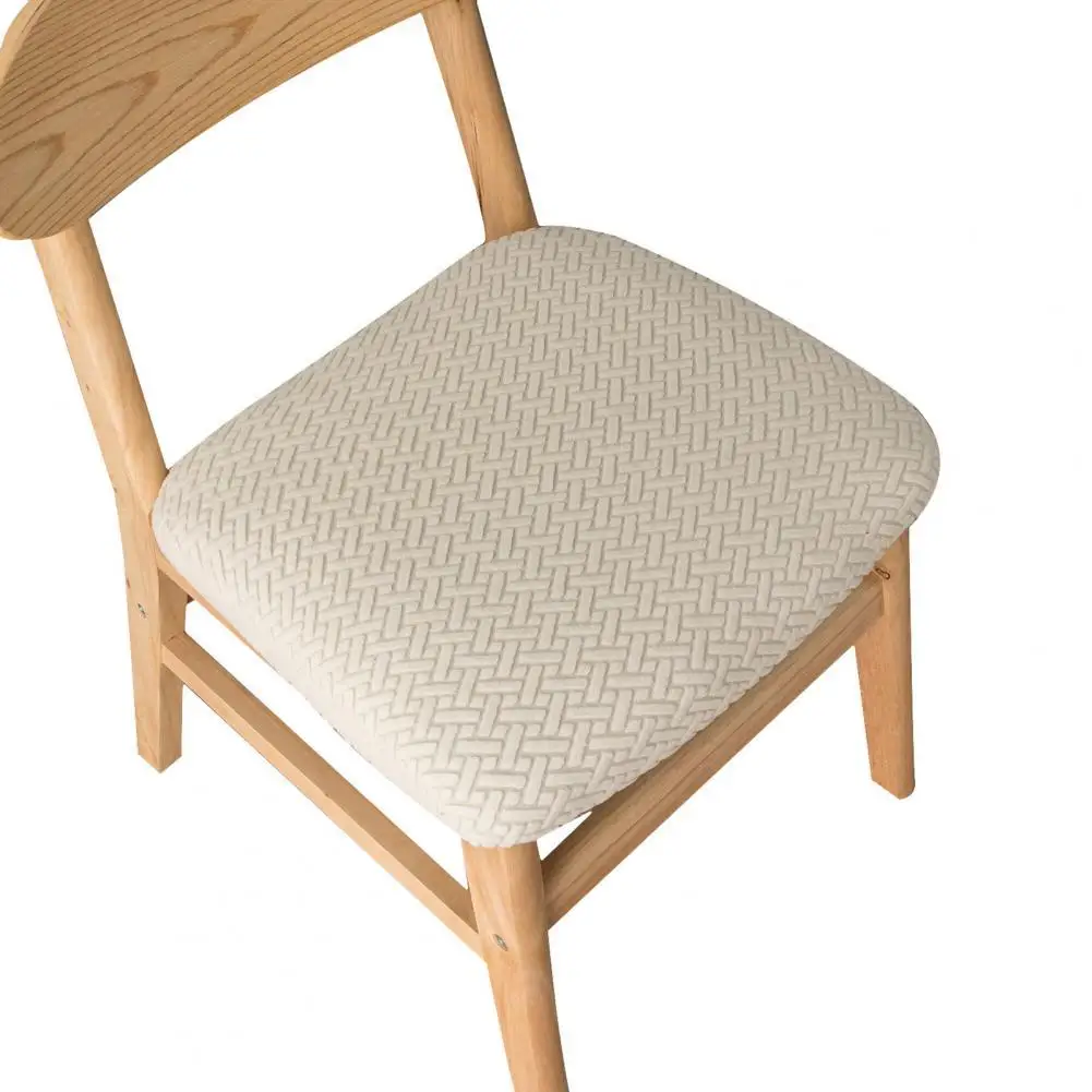 Solid Color Useful Simple Design Seat Slipcovers Polyester Seat Case Removable for Dining Room
Solid Color Useful Simple Design Seat Slipcovers Polyester Seat Case Removable for Dining Room