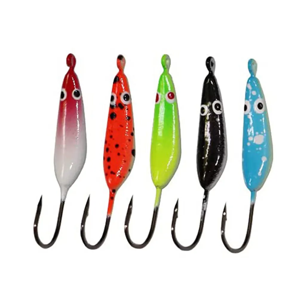 5PCS Ice Fishing Lures Fishing Jigs Bait Lures Kit Artificial Mouse Shape Fishing Hook 5 Colors Trolling Carp Fishing Accessory
5PCS Ice Fishing Lures Fishing Jigs Bait Lures Kit Artificial Mouse Shape Fishing Hook 5 Colors Trolling Carp Fishing Accessory