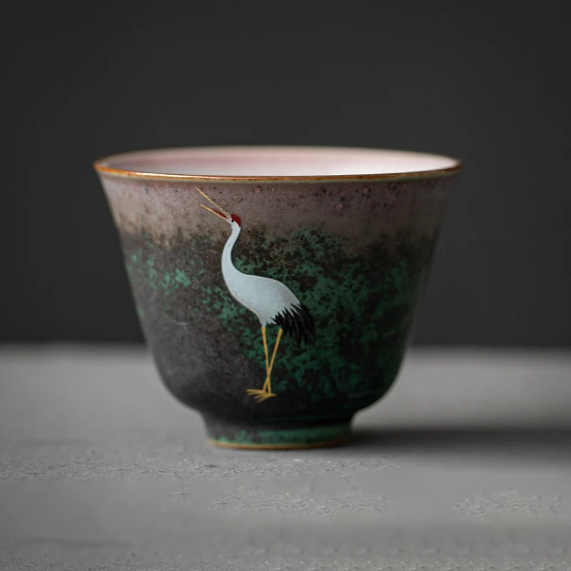 Ceramic Tea Cup Handpainted Crane Retro Chinese Kung Fu Teacup Handmade Drinkware Tea Set 55ml-110ml
Ceramic Tea Cup Handpainted Crane Retro Chinese Kung Fu Teacup Handmade Drinkware Tea Set 55ml-110ml