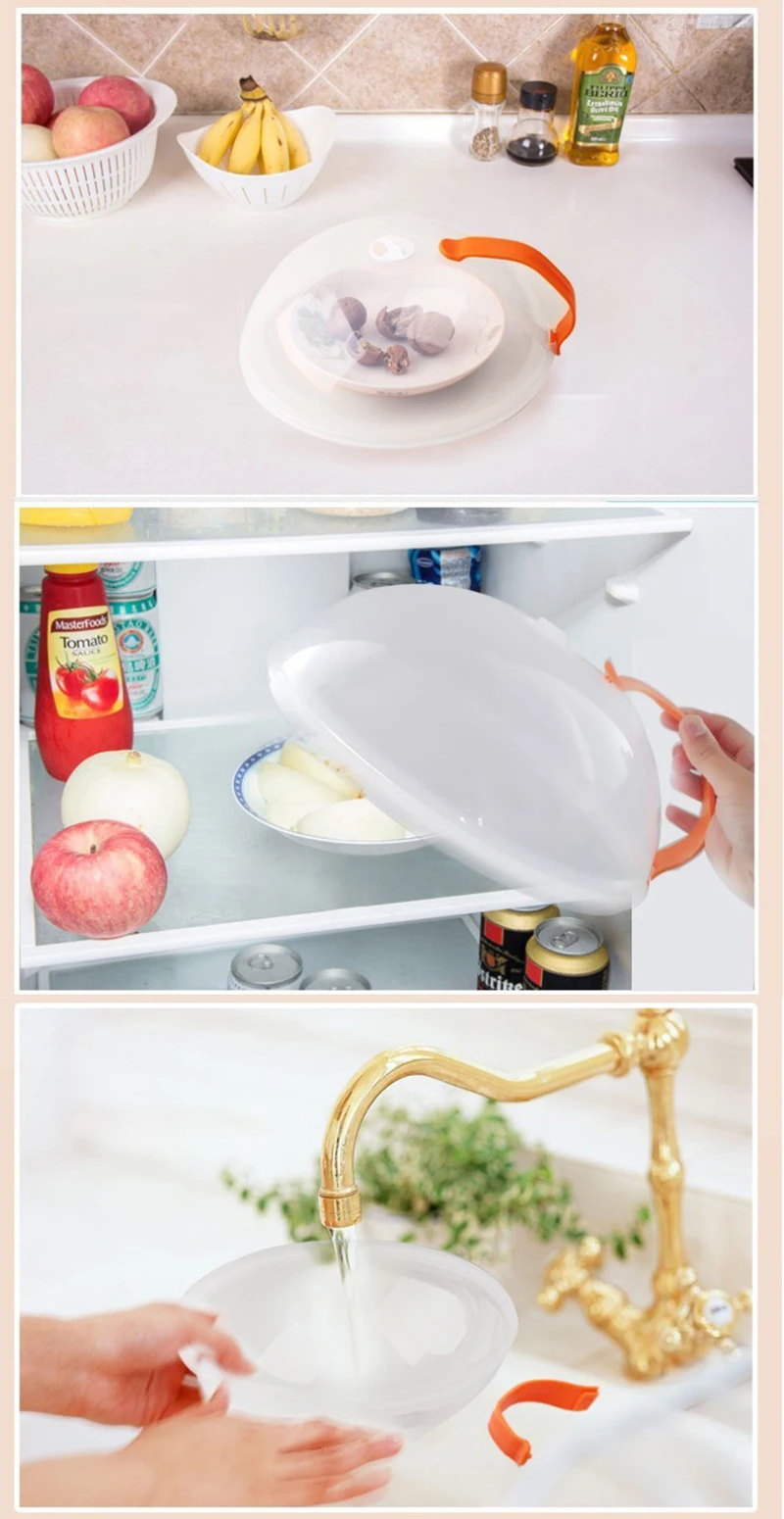 Cookware Multifunctional Plastic Fresh-keeping Cover Kitchen Microwave Oven Dust-proof, Splash-proof And Oil-proof Vegetable
Cookware Multifunctional Plastic Fresh-keeping Cover Kitchen Microwave Oven Dust-proof, Splash-proof And Oil-proof Vegetable