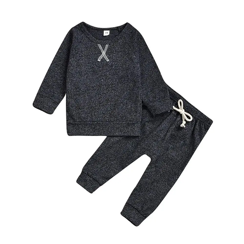 Newborn Kid Baby Boy Clothing Set Solid Long Sleeve Tee+Long Pant Bebe Children Clothes Set
Newborn Kid Baby Boy Clothing Set Solid Long Sleeve Tee+Long Pant Bebe Children Clothes Set
