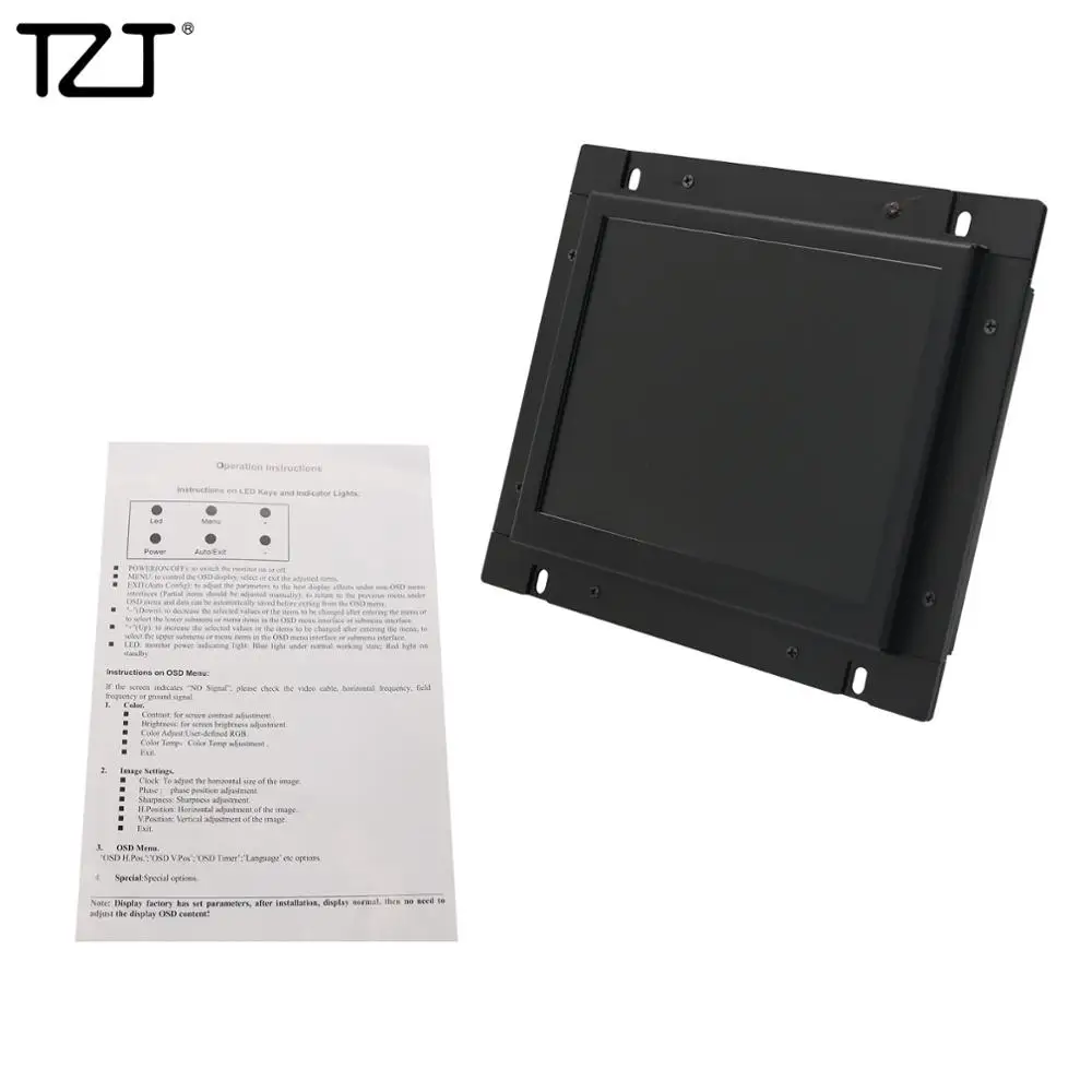 TZT Black FANUC A61L-0001-0093 D9MM-11A 9 Inch LCD Monitor Replacement for Old Type CRT Monitor
TZT Black FANUC A61L-0001-0093 D9MM-11A 9 Inch LCD Monitor Replacement for Old Type CRT Monitor
