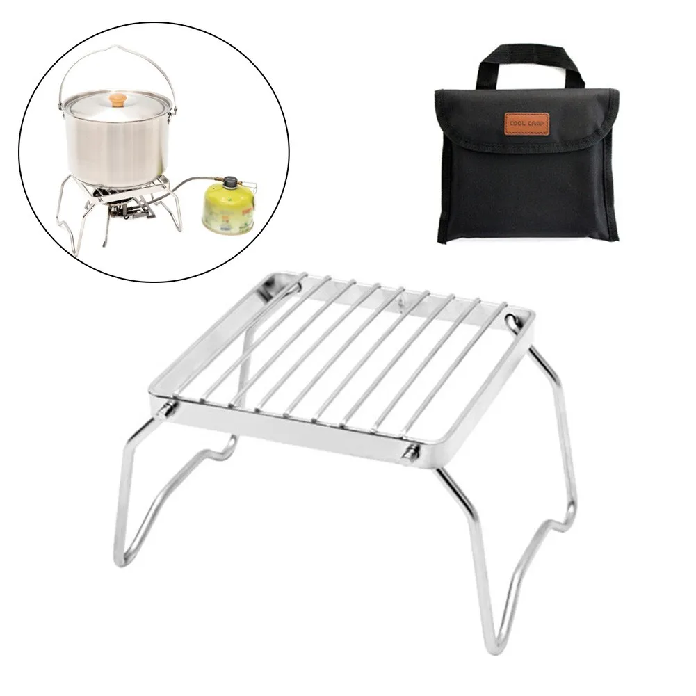 Outdoor Portable Foldable Stove Stand Rack Gas Stoves Burner Bracket Camping Pot Bracket Holder Camping Hiking Equipment Silver
Outdoor Portable Foldable Stove Stand Rack Gas Stoves Burner Bracket Camping Pot Bracket Holder Camping Hiking Equipment Silver