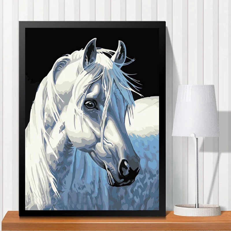 5D DIY Diamond Painting Full Round White Horse Animals Pattern Embroidery Mosaic Art Landscape Cross Stitch Home Decoration Gift
5D DIY Diamond Painting Full Round White Horse Animals Pattern Embroidery Mosaic Art Landscape Cross Stitch Home Decoration Gift