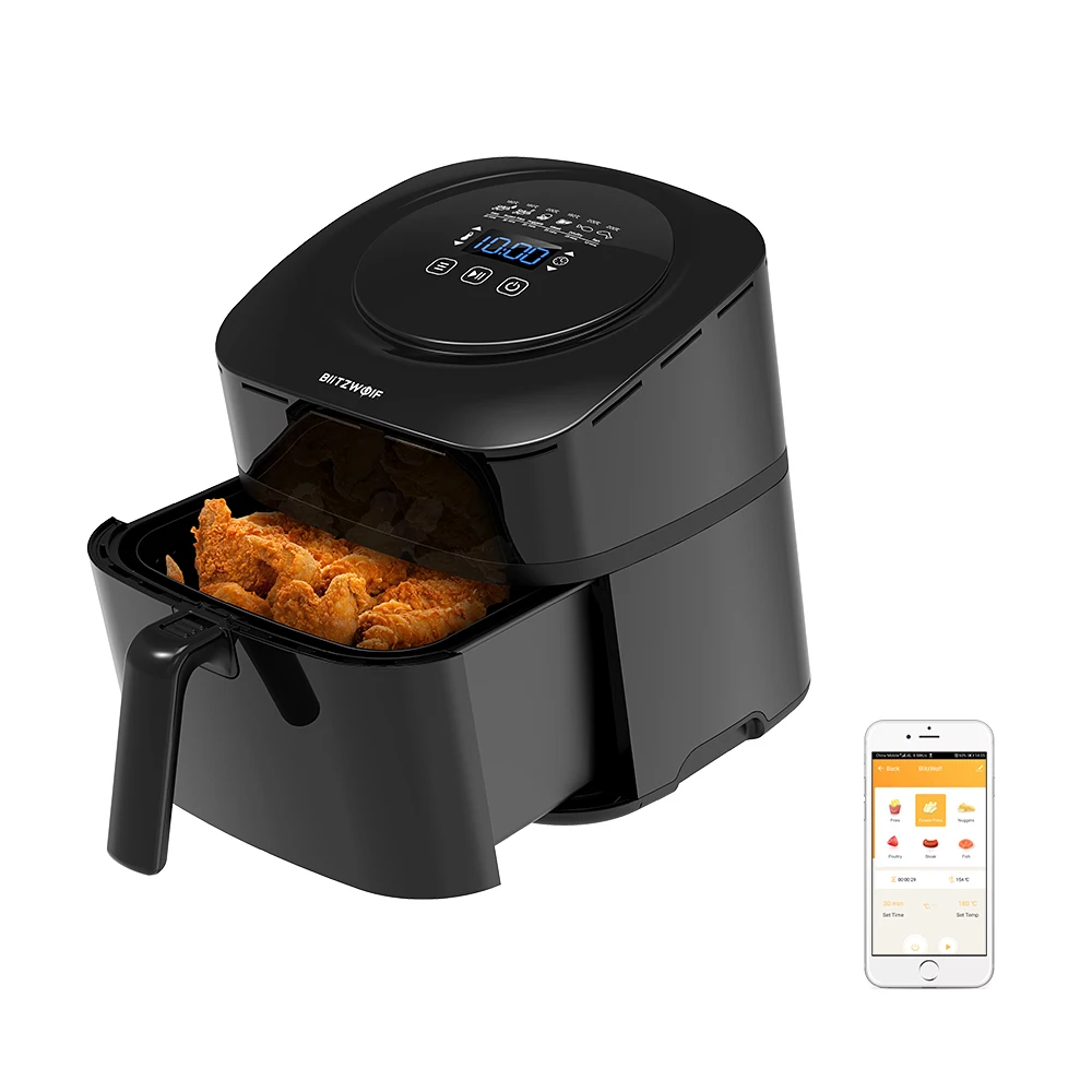 1800W 6L Air Fryer Oil free Health Fryer Cooker Multifunction Smart Touch LCD Automatic timer Deep Airfryer for French fries Piz
1800W 6L Air Fryer Oil free Health Fryer Cooker Multifunction Smart Touch LCD Automatic timer Deep Airfryer for French fries Piz