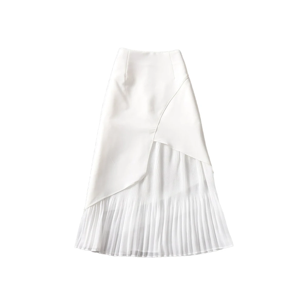 Mid Length Pleated Skirt Women's 2021 New Sexy Lace Mesh Skirt Spring/Summer Stitched Hollow Perspective Skirts Women Chiffon
Mid Length Pleated Skirt Women's 2021 New Sexy Lace Mesh Skirt Spring/Summer Stitched Hollow Perspective Skirts Women Chiffon